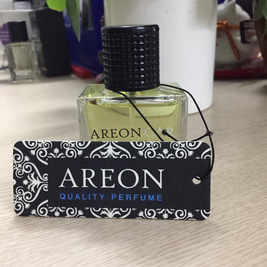 Nước hoa ô tô cao cấp - Areon Car Perfume Platinum 50ml - Sang Trọng & The Mát